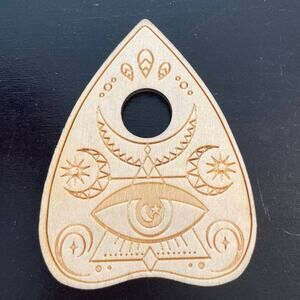 Wood Sphere Holder/Stand - Eye of Providence